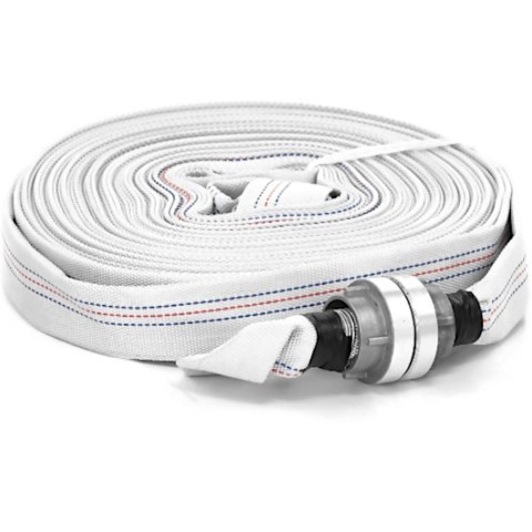 Wąż parciany płaski strażacki do wody ze złączem storz 1'' 25 mm 8-24 bar 30 m