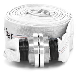 Wąż parciany płaski strażacki do wody ze złączem storz 3'' 76 mm 0-8 bar 20 m