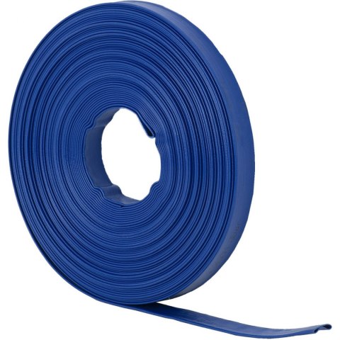 Wąż płaski do pompy wody ogrodu wzmocniony 1'' 25 mm 8-24 bar 50 m