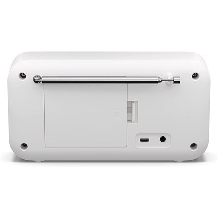 Przenośne radio cyfrowe Sharp DR-P420(WH) Tokyo, FM/DAB/DAB+, Bluetooth 5.0, zasilanie USB lub bateryjne, śnieżnobiały | Sharp |