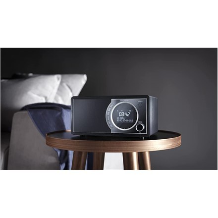Radio cyfrowe Sharp DR-450(BK), FM/DAB/DAB+, Bluetooth 4.2, funkcja alarmu, Midnight Black | Sharp | Radio cyfrowe | DR-450(BK) 