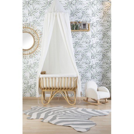 Childhome baldachim i mata 230 x 120 cm kremowa