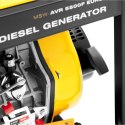 Agregat prądotwórczy generator prądu Diesel 12.5 l 240/400 V 5500 W AVR