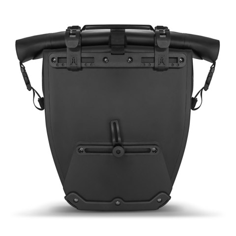 Wodoodporna torba rowerowa sakwa na bagażnik 25l czerwony