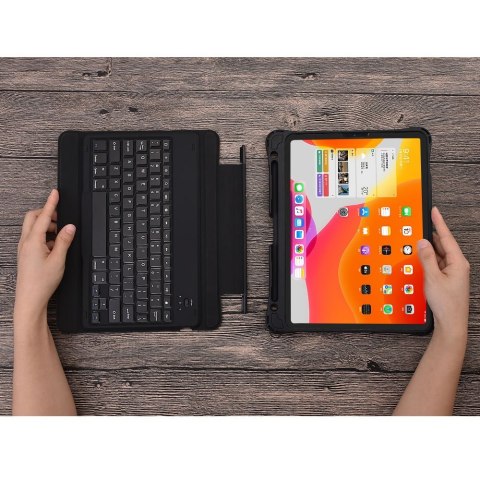 Etui pokrowiec do iPad Pro 11'' Keyboard Case + bezprzewodowa klawiatura Bluetooth czarny