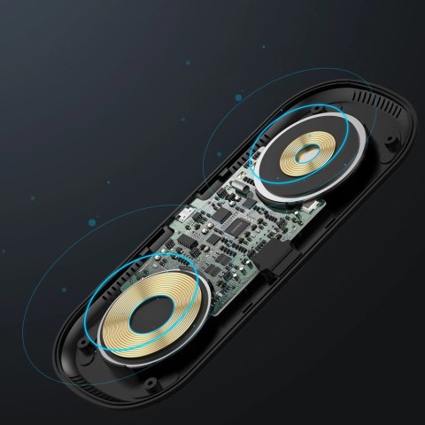 Ładowarka bezprzewodowa Qi 10W do telefonu i Samsung Galaxy Watch czarny