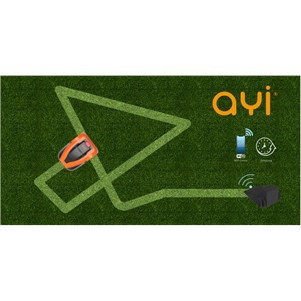 AYI | Kosiarka do trawy | A1 1400i | Obszar koszenia 1400 m² | WiFi APP Tak (Android; iOs) | Czas pracy 120 min | Silnik bezszcz
