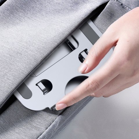 Podstawka stojąca pod laptopa szary