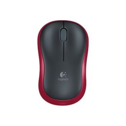 Logitech | Myszka | M185 | Bezprzewodowa | Czerwona