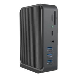 Raidsonic | Icy Box 13-w-1 USB Type-C i Type-A stacja dokująca z podwójnym wyjściem wideo | IB-DK2261AC | Stacja dokująca | Port