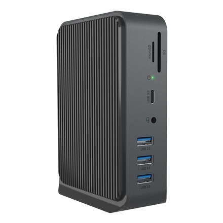 Raidsonic | Icy Box 13-w-1 USB Type-C i Type-A stacja dokująca z podwójnym wyjściem wideo | IB-DK2261AC | Stacja dokująca | Port