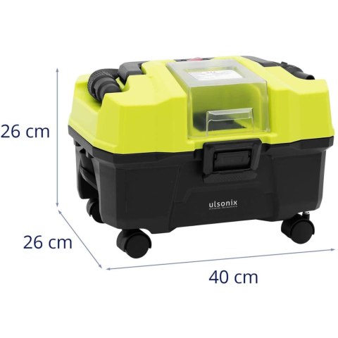 Odkurzacz przemysłowy bezprzewodowy na mokro i sucho 150 W 10 l