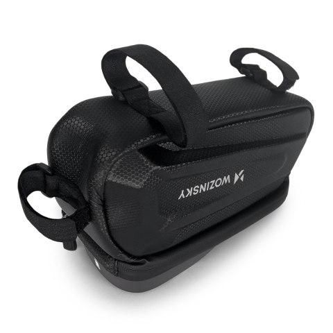 Torba rowerowa na ramę z etui na telefon 1.7 l czarna