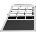 Transporter klatka metalowa do przewozu psa trapezowa 55 x 70 x 50 cm
