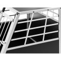Transporter klatka metalowa do przewozu psa trapezowa 85 x 95 x 69 cm