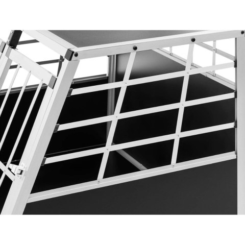 Transporter klatka metalowa do przewozu psa trapezowa 85 x 95 x 69 cm