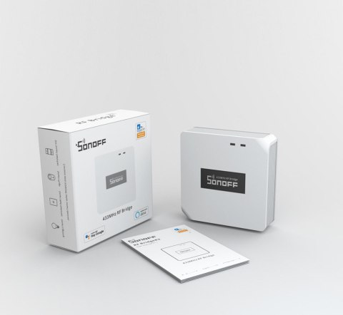 Centralka sterująca WiFi do urządzeń RF433MHz biała