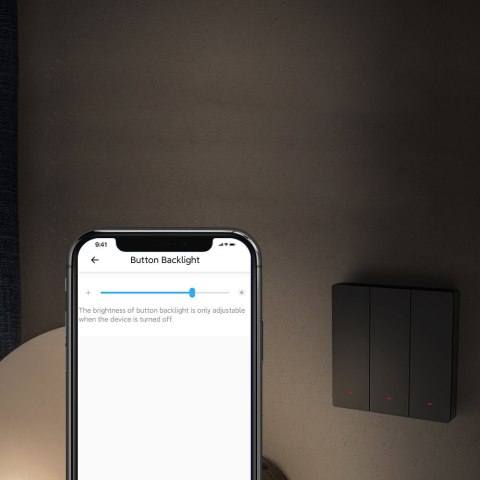 Inteligentny 1-kanałowy przełącznik ścienny WiFi czarny M5-1C-86