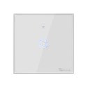 Jednokanałowy dotykowy włącznik światła przełącznik przycisk WiFi biały T2EU1C-TX