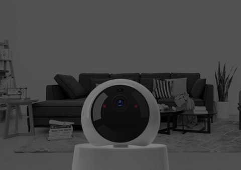 Kamera IP WiFi bezprzewodowa obrotowa internetowa monitoring Full HD 1080P biały GK-200MP2-B