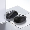 Poręczna cicha mysz myszka bezprzewodowa USB czarny