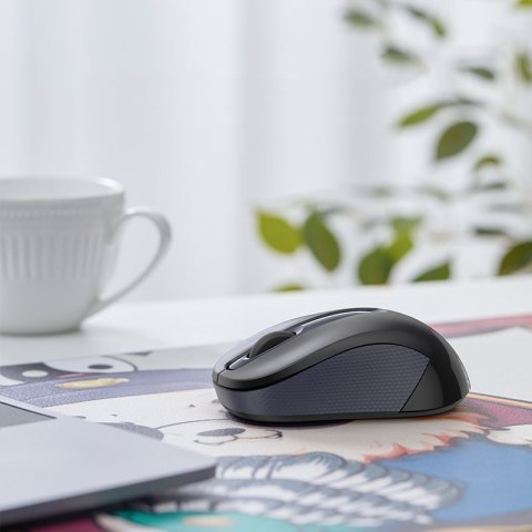 Poręczna cicha mysz myszka bezprzewodowa USB czarny