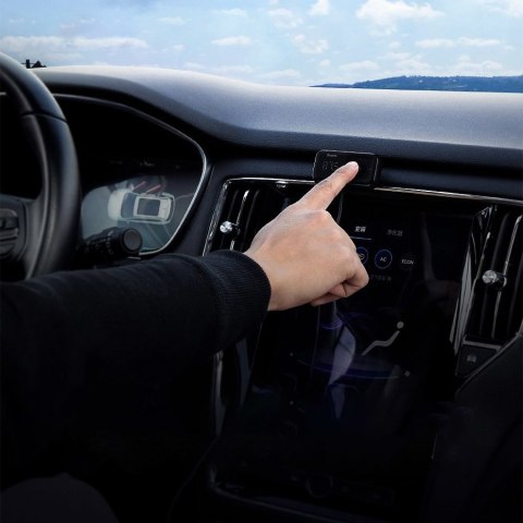 Transmiter FM S-16 Bluetooth USB ładowarka samochodowa AUX MP3 TF micro SD czarny