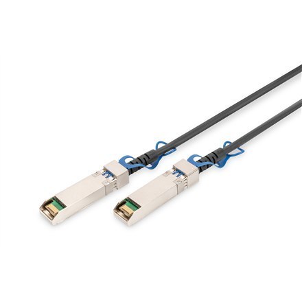 Digitus | Kabel DAC SFP28 | DN-81243 | Pobór mocy: 0,5 W; Zasilanie: +3,3 V napięcia zasilania; Zakres temperatur: 0 do +70 °C; 