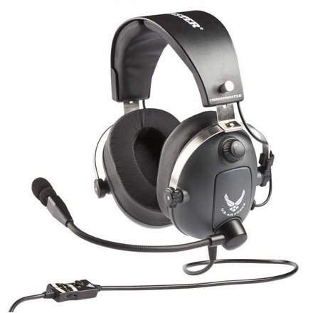 Thrustmaster | Gaming Headset | T Flight U.S. Air Force Edition | Przewodowy | Nauszny | Czarny