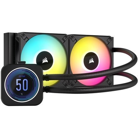 Corsair | iCUE H100i ELITE LCD XT Display | Czarny | Intel, AMD | CPU Liquid Cooler