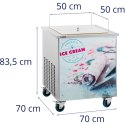 Maszyna do lodów tajskich rolowanych płyta mrożąca 50 x 50 cm 600 W