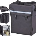 Torba plecak obiadowy termiczny do transportu lunchbox pizzy z półką 38 x 35.5 x 43 cm