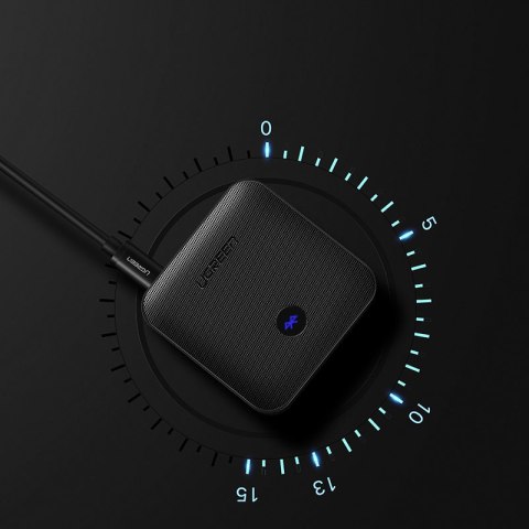 2w1 Nadajnik + odbiornik transmiter Bluetooth 5.0 do muzyki czarny