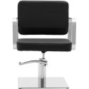 Fotel fryzjerski barberski kosmetyczny wys. 46-61 cm PLYMOUTH - czarny