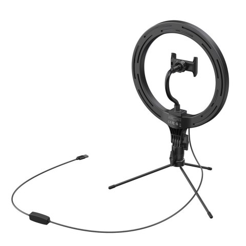 Lampa 10'' ring flash pierścień LED do telefonu smartfona do zdjęć selfie filmów