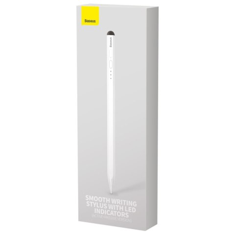 Aktywny rysik stylus pen do iPad Pro Air z końcówka do ekranów pojemnościowych biały