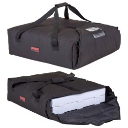 Torba termiczna dostawcza do transportu 2-3 pudełek pizzy 43 x 55 x 16.5 cm - czarna
