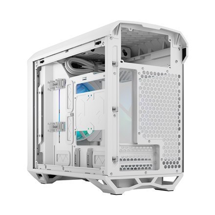 Fractal Design | Torrent Nano RGB White TG clear tint | Side window | White TG clear tint | Power supply included No | ATX
