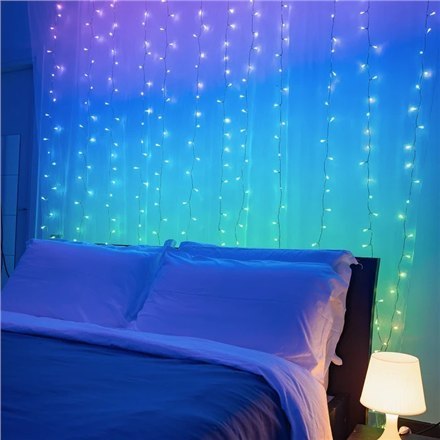 Twinkly Curtain Smart LED Lights 210 RGBW 1.5x2.1m Twinkly | Curtain Smart LED Lights 210 RGBW 1.5x2.1m | RGBW - 16M+ kolorów + 