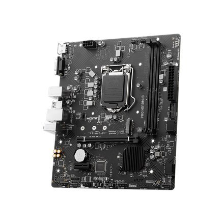 MSI | PRO H510M-B | Rodzina procesorów Intel | Gniazdo procesora LGA1200 | DDR4 DIMM | Gniazda pamięci 2 | Obsługiwane interfejs
