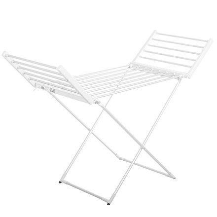 Adler | Składany elektryczny wieszak do suszenia ubrań | AD 7821 | 220 W | Srebrny/Biały | IP22