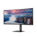 AOC | CU34V5C/BK | 34 " | VA | WQHD | 21:9 | 4 ms | 300 cd/m² | Porty HDMI w ilości 1 | 100 Hz