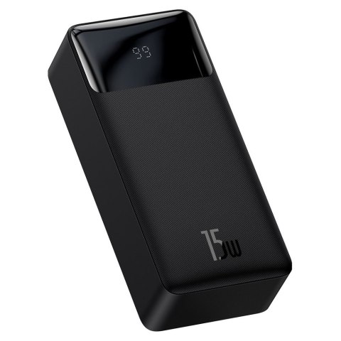 Powerbank 30000mAh 2xUSB USB-C microUSB 15W Quick Charge AFC FCP czarny