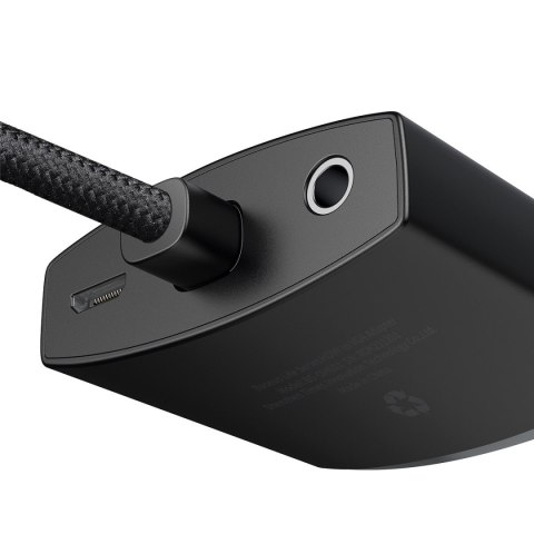 Przejściówka adapter HDMI do VGA + mini jack 3.5mm zasilanie microUSB czarny
