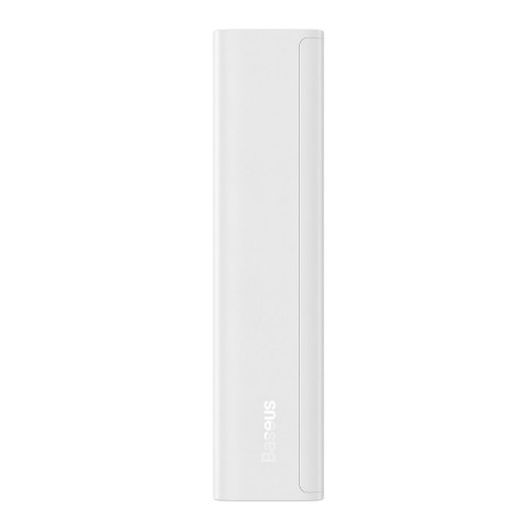 Powerbank Adaman2 z wyświetlaczem cyfrowym 10000mAh 2xUSB 1xUSB-C Quick Charge biały