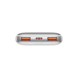 Powerbank Bipow Pro 10000mAh 20W z kablem USB USB-C 3A 0.3m biały