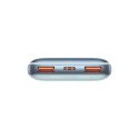 Powerbank Bipow Pro 10000mAh 20W z kablem USB USB-C 3A 0.3m niebieski