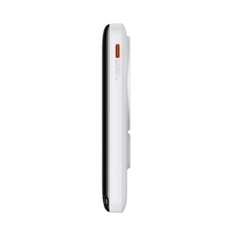 Powerbank z bezprzewodowym ładowaniem MagSafe 10000mAh 20W biały + kabel USB-C 0.5m