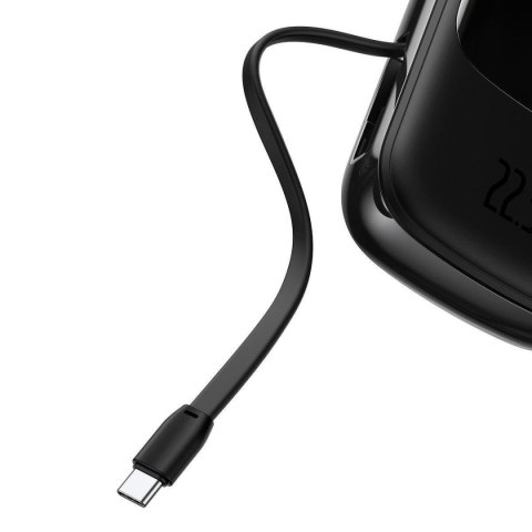 Powerbank z szybkim ładowaniem 20000mAh 22.5W QC-PD-SCP-FCP kabel USB-C czarny