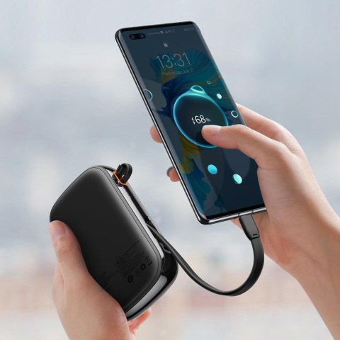 Powerbank z szybkim ładowaniem 20000mAh 22.5W QC-PD-SCP-FCP kabel USB-C czarny